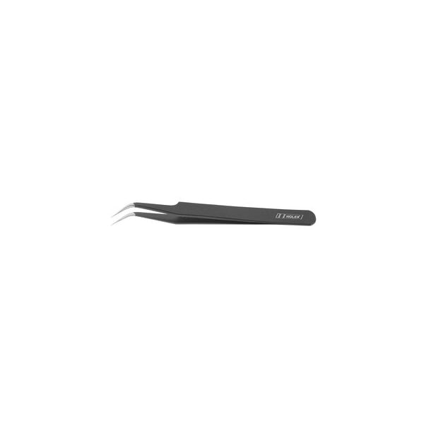 Tweezers- shouldered / sickle shaped pointed- 120 mm- Form 7- Material: AMB